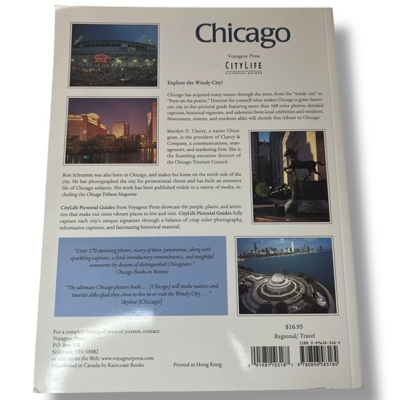 Chicago A CityLife Pictoral Guide by Marilyn D.‎ Clancy - 1995 - Paperback - Picture 2 of 10